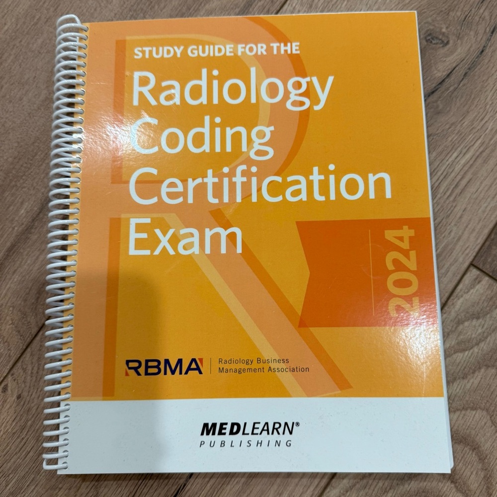 Radiology Coding Certification Exam Study Guide 2024